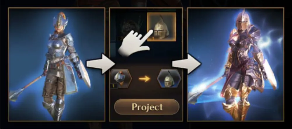 eternal kingdom battle peak projection