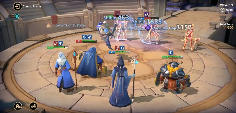 infinite magicraid battle