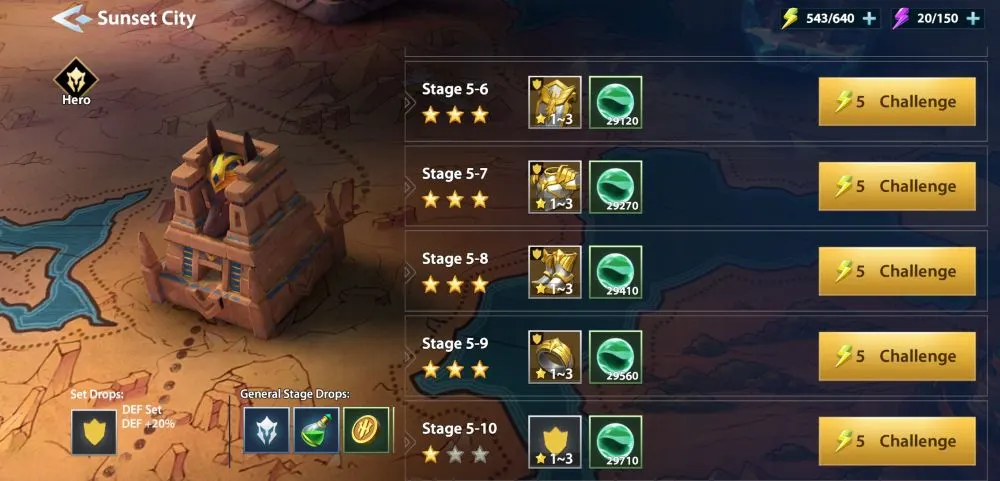 infinite magicraid campaign stages