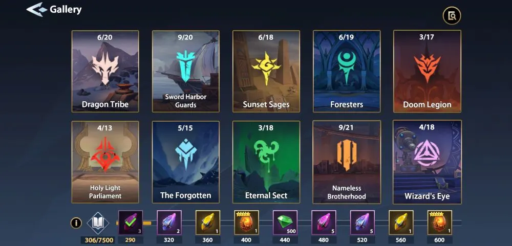 infinite magicraid gallery