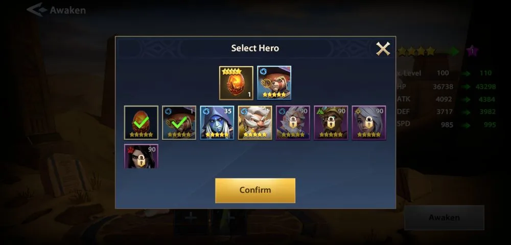 infinite magicraid hero enhancement