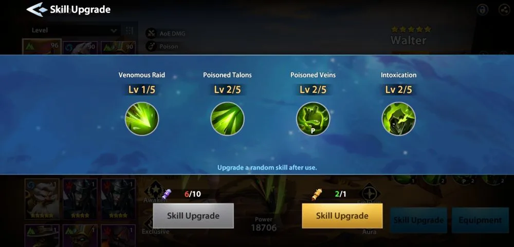 infinite magicraid skill upgrade