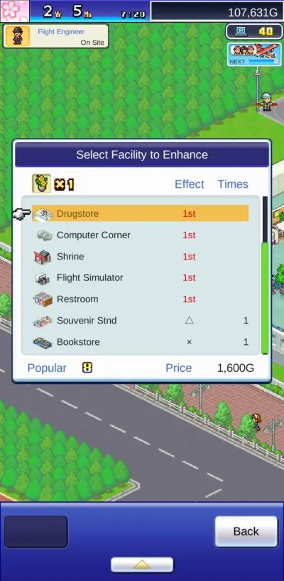 jumbo airport story facility tab