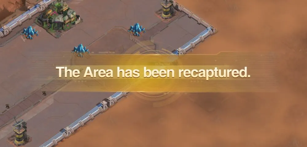 area recaptured in marsaction infinite ambition 