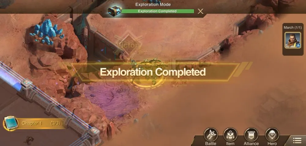 marsaction infinite ambition exploration completed