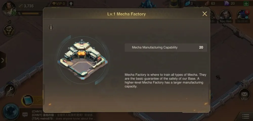 marsaction infinite ambition mecha factory