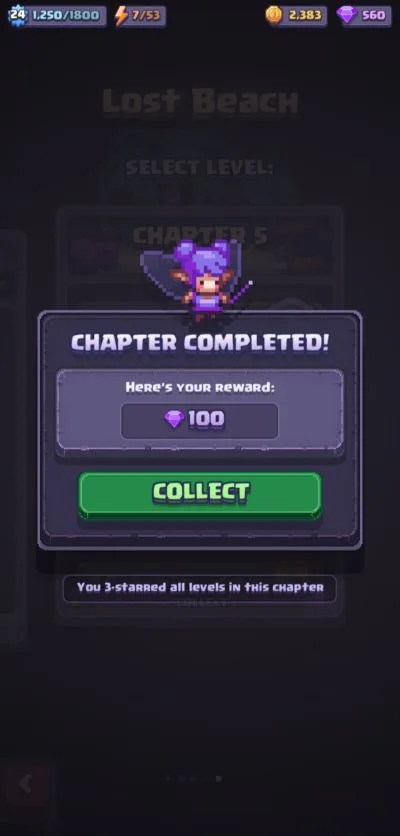 match land chapter completed