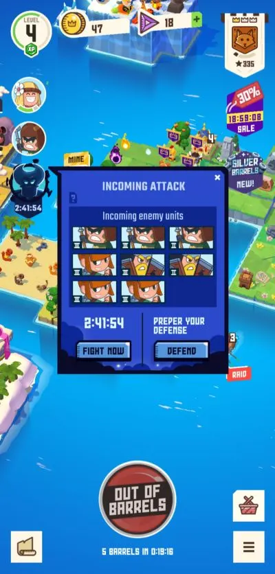 merge stories incoming enemy units