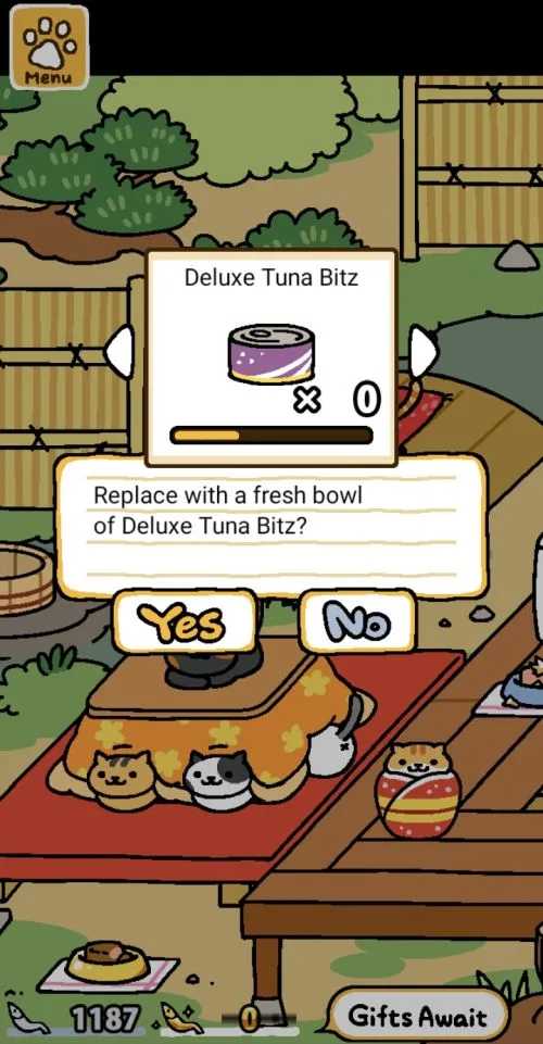 neko atsume kitty collector deluxe tuna bitz