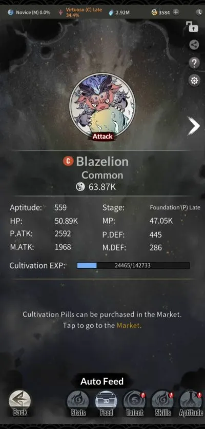 overmortal blazelion