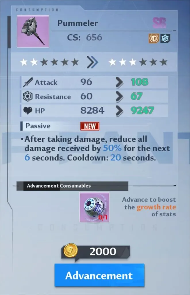 tower of fantasy advancements