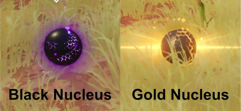 tower of fantasy black and gold nucleus