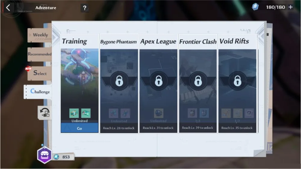 tower of fantasy challenge