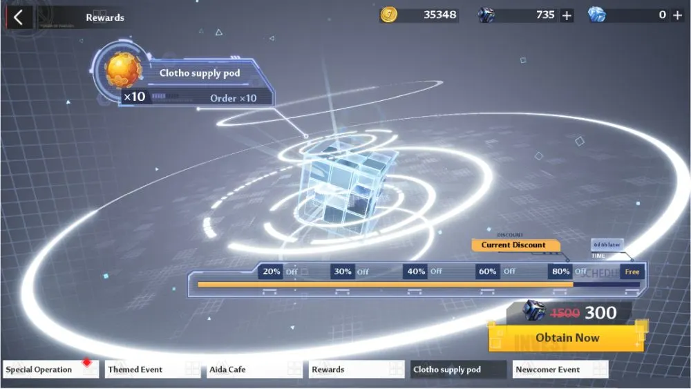 tower of fantasy clotho's supply pod