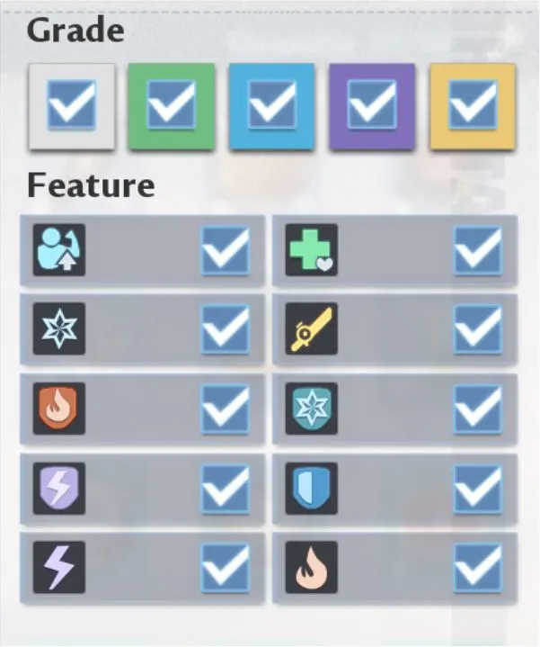 tower of fantasy filter