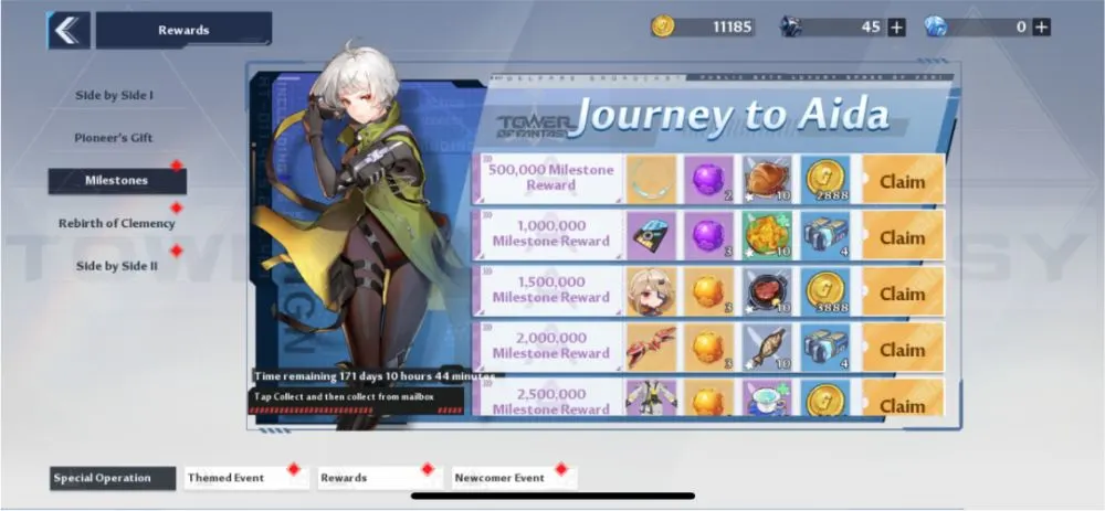 tower of fantasy journe to aida