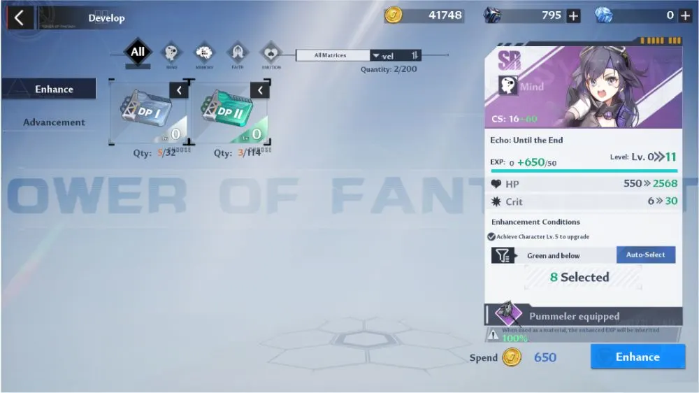 tower of fantasy matrix 2