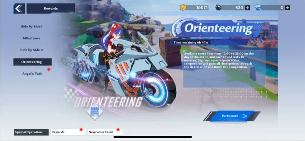 tower of fantasy orienteering