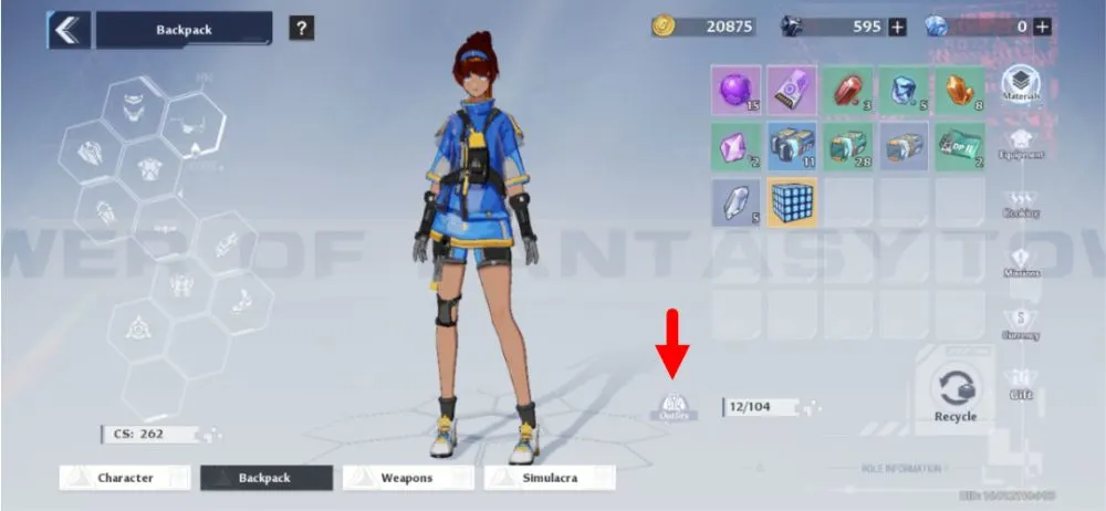 tower of fantasy outfits