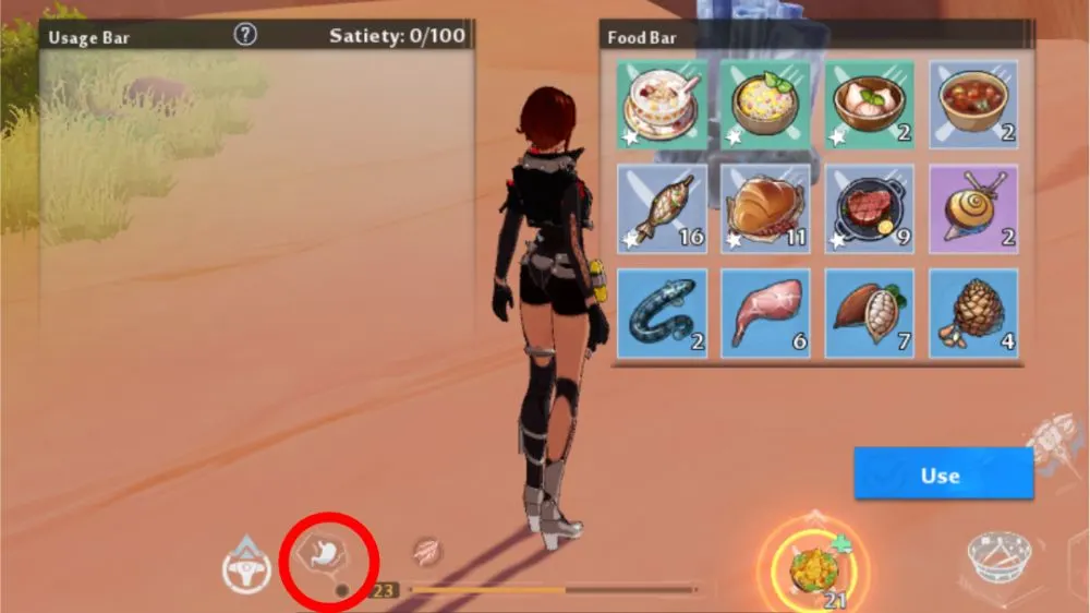 tower of fantasy satiety