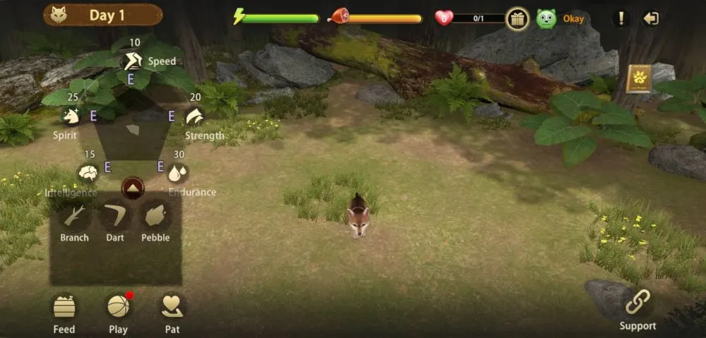 pup activity in wolf the wild kingdom