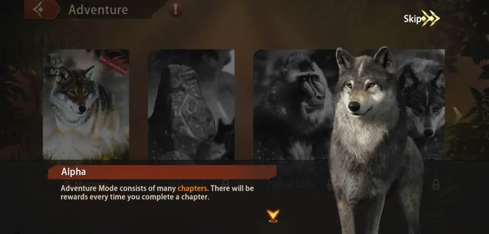 wolf the wild kingdom adventure campaign