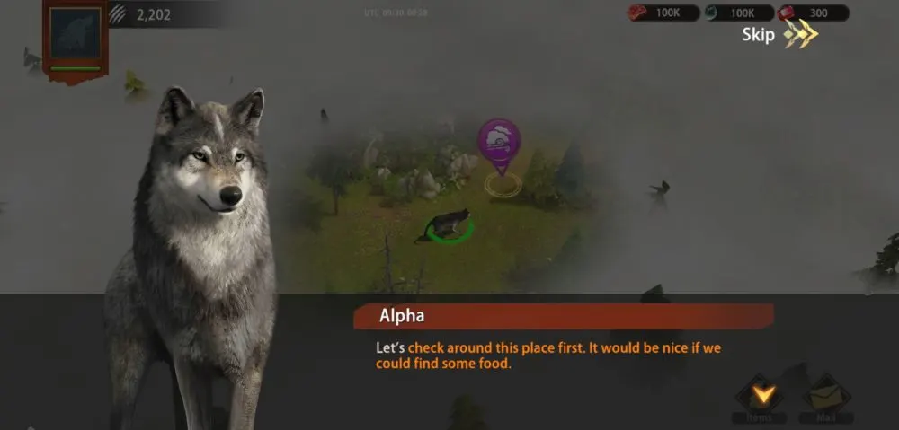 wolf the wild kingdom alpha