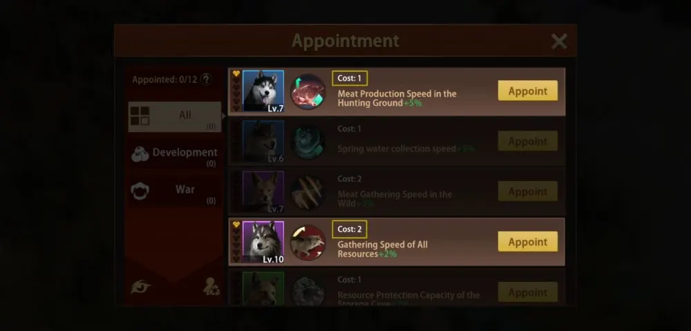 wolf the wild kingdom appointment cost