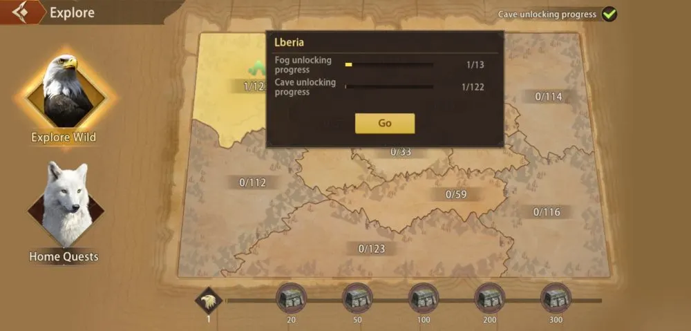 exploration in wolf the wild kingdom