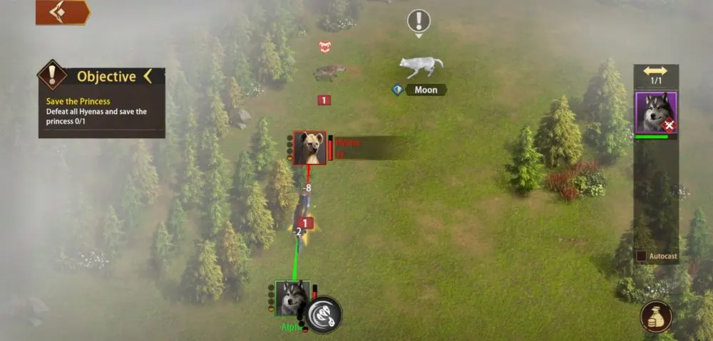 stop at distance in wolf the wild kingdom