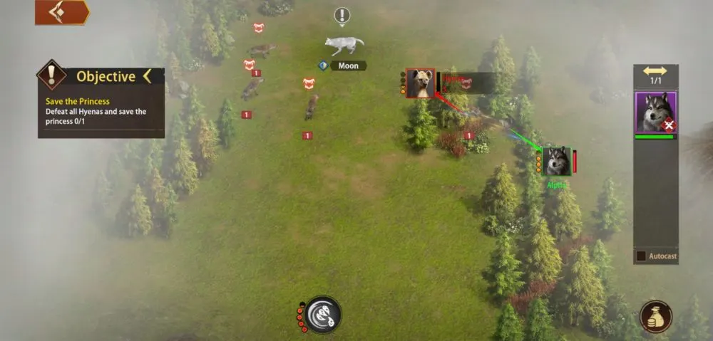 wolf the wild kingdom surprise attack