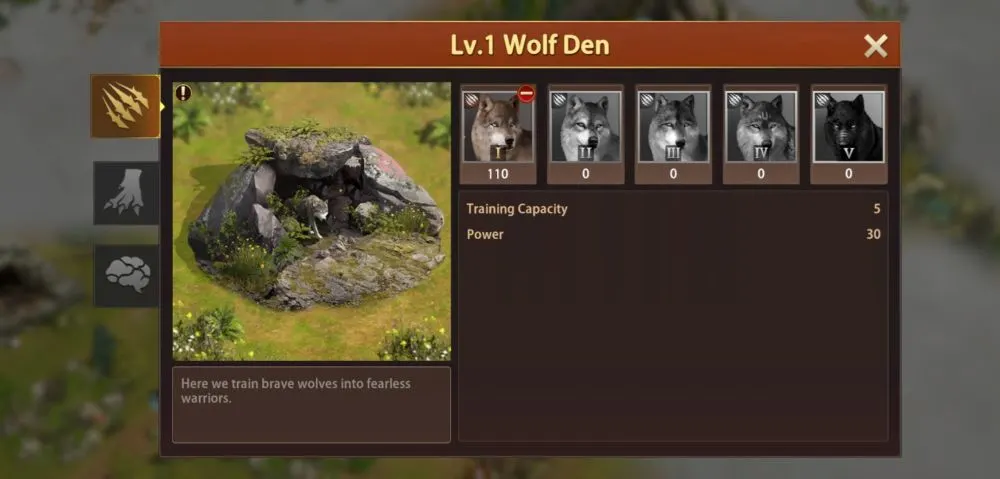 wolf the wild kingdom wolf den