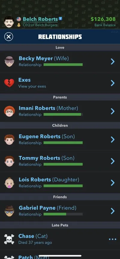 bitlife relationships