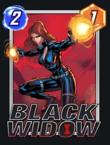 black widow marvel snap