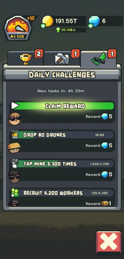 earth inc daily challenges