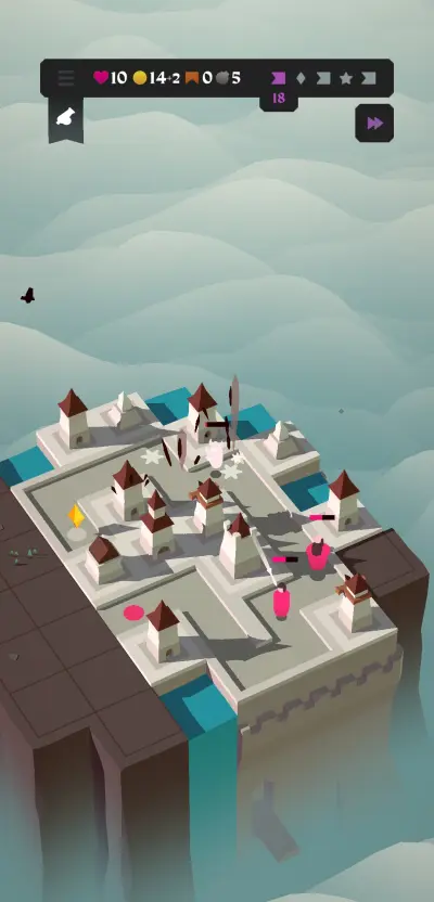 isle of arrows tower potential
