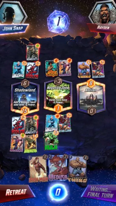 marvel snap gameplay