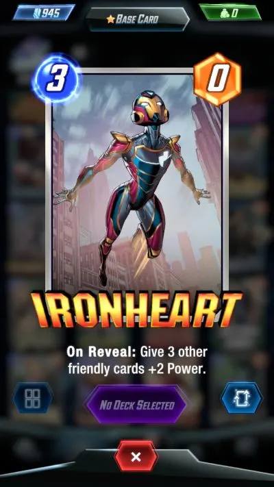 marvel snap ironheart