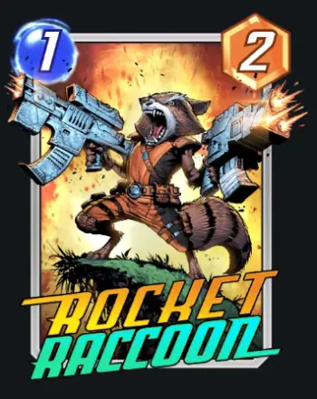 rocket racoon marvel snap
