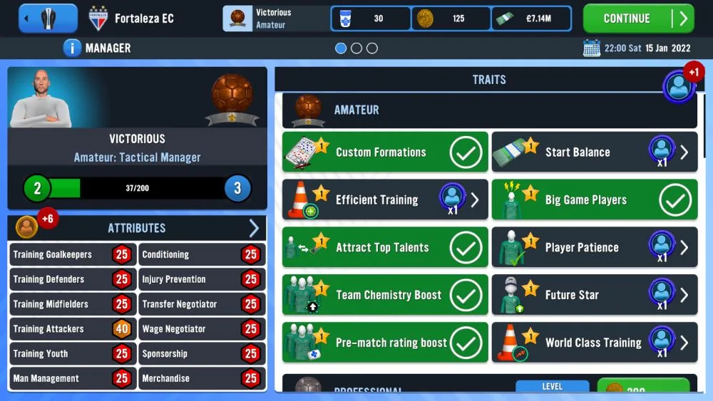 soccer manager 2023 attributes