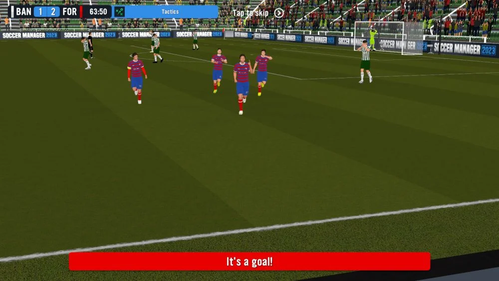 soccer manager 2023 goal celebration