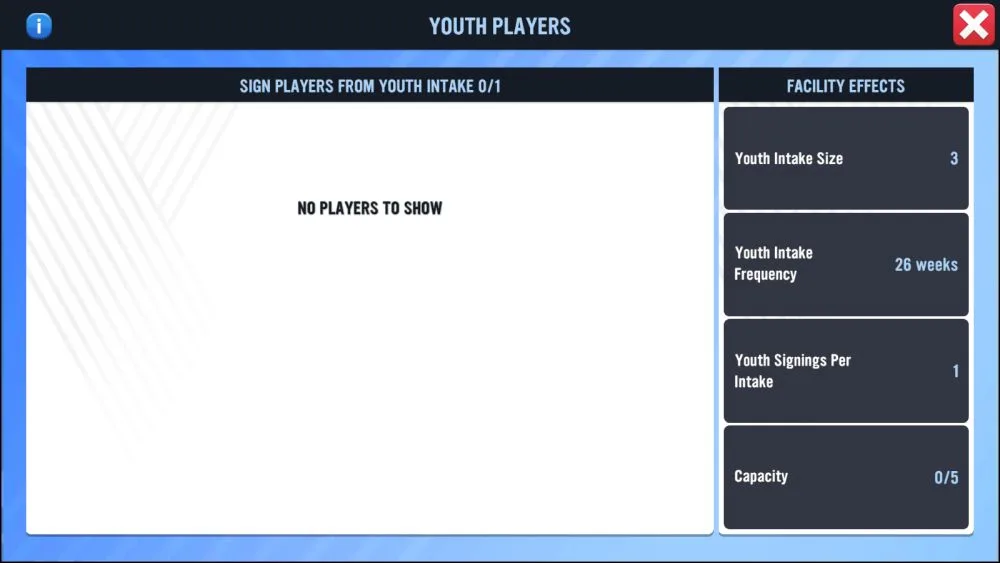 soccer manager 2023 youth players