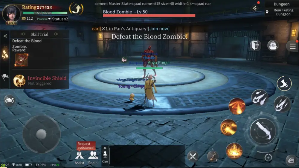time raiders blood zombie