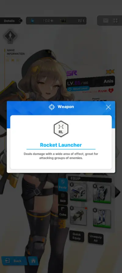goddess of victory nikke rocket launcher