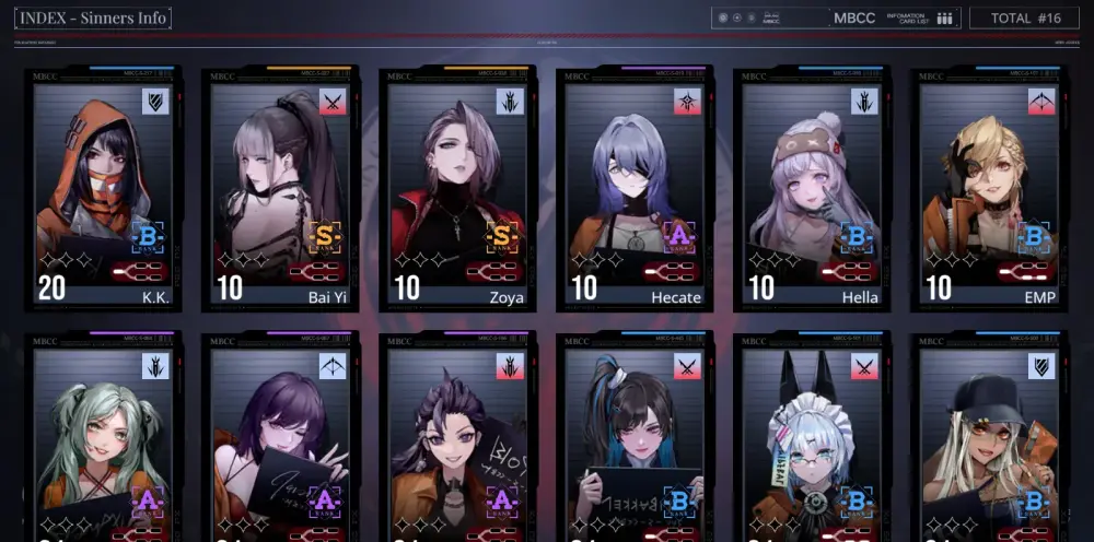 path to nowhere sinners roster
