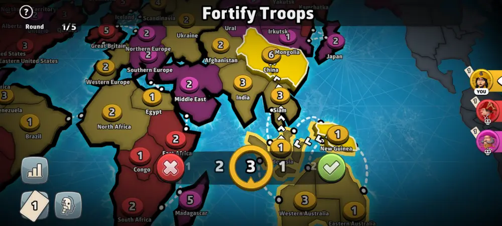 risk global domination fortify