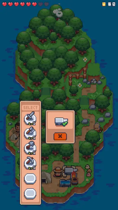 tiny island survival forge