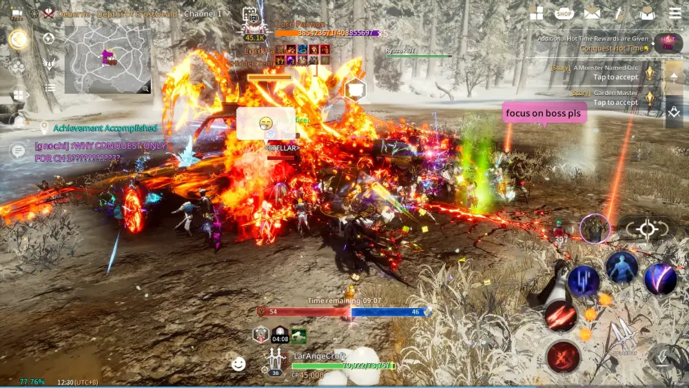 traha global boss fight