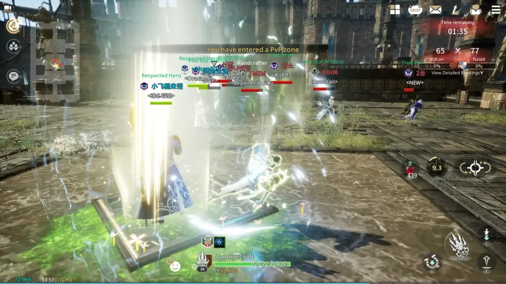 traha global pvp zone