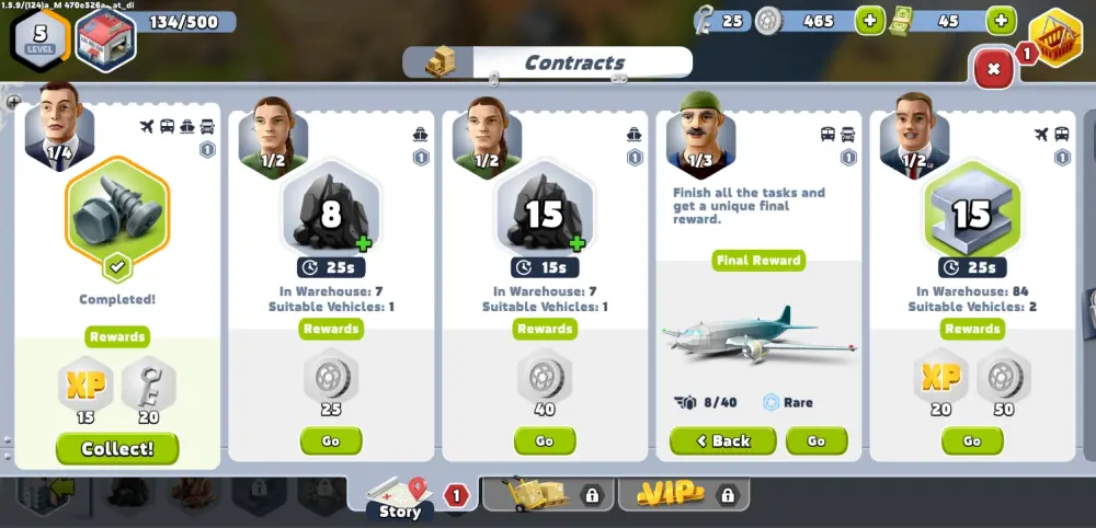 transport tycoon empire contracts